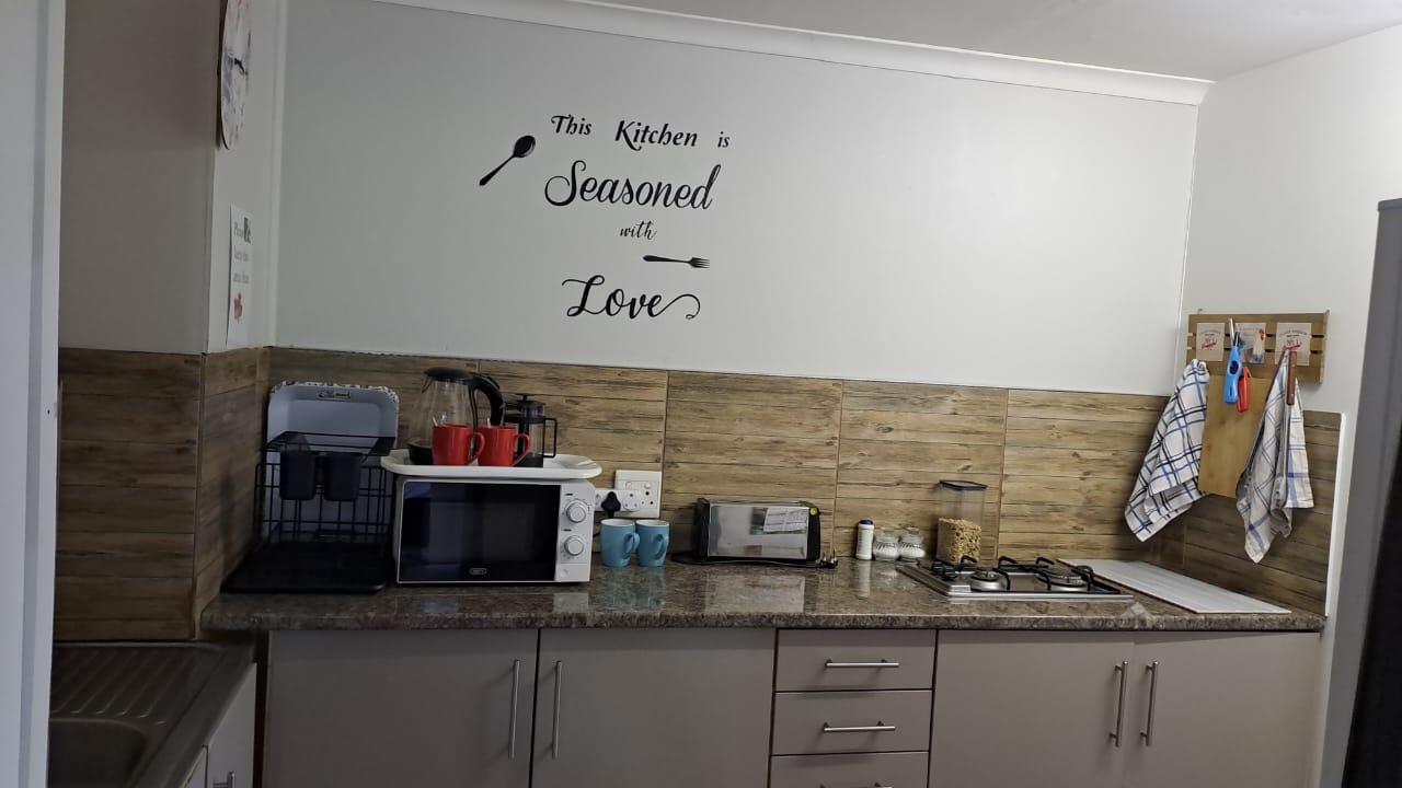 The fully equipped self-catering kitchen